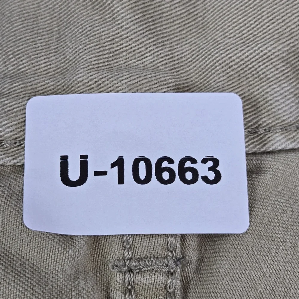 Polo Ralph Lauren Men Pants‎ 34/32 Beige Embroidered Khakis Twill Button Zipper
